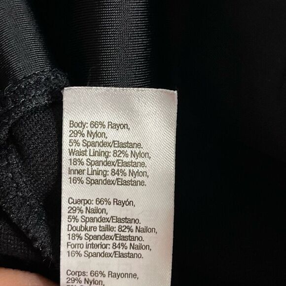 SPANX Ready To Wow High Rise Snakeskin Tuxedo Leggings (Black) #2436 - Small - Picture 11 of 11